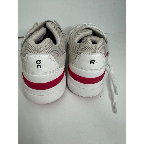 On Cloud The Roger Clubhouse Sneaker in Sand Cerise Womens Size 10 EU 42 NEW - Picture 4 of 6